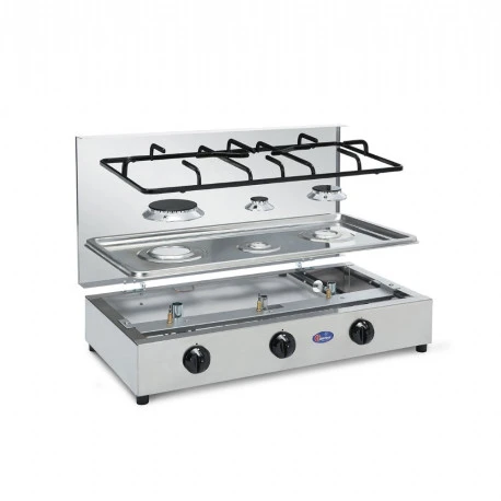 Parker® Fornello A Gas 3F Inox 5 Parker® Fornello A Gas 3F Inox - immagine 3