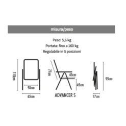 WESTFIELD Sedia Pieghevole Brunner Advancer Small 7 WESTFIELD Sedia Pieghevole Brunner Advancer Small -Vendite Brunner sedia pieghevole advancer small 2