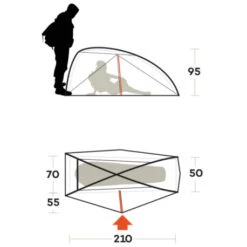 Tenda Ferrino Nemesi 1 PRO -Vendite Brunner tenda ferrino nemesi 1 pro leggera intuitiva struttura interna rapido montaggio hiker ciclismo 6