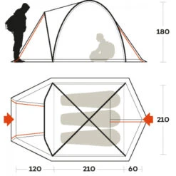 Vendite Brunner -Vendite Brunner tenda ferrino shaba 3 tre stagioni alta comoda ampia abitabilita 1