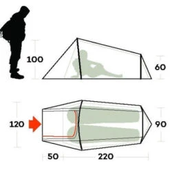 Vendite Brunner -Vendite Brunner tenda ferrino sling 2 compatta climi miti tre 3 stagioni trail running bicicletta 1