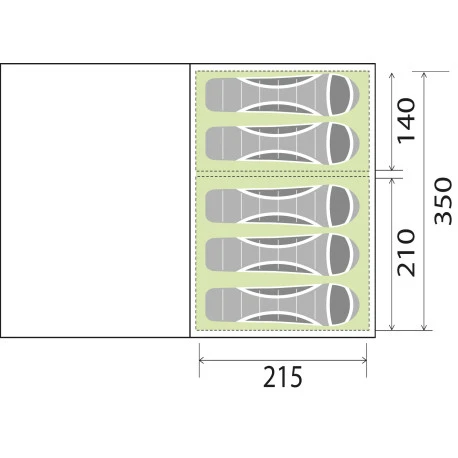 Tenda Brunner Paraiso 5/6 11 Tenda Brunner Paraiso 5/6 - immagine 9